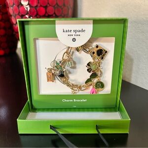 Kate Spade x Target NIB Mixed Novelty Chunky Charm Bracelet
